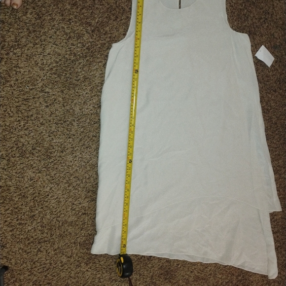 Eileen Fisher Layered‎ Asymmetrical 100%silk Dress, New, No Tags - Picture 8 of 9